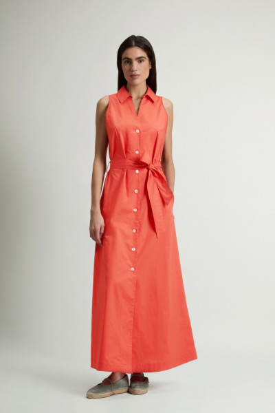 ŠATY WOOLRICH COTTON POPLIN SHIRT DRESS - Fotografie č. 1