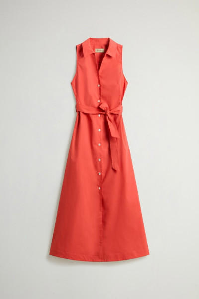 ŠATY WOOLRICH COTTON POPLIN SHIRT DRESS - Fotografie č. 5