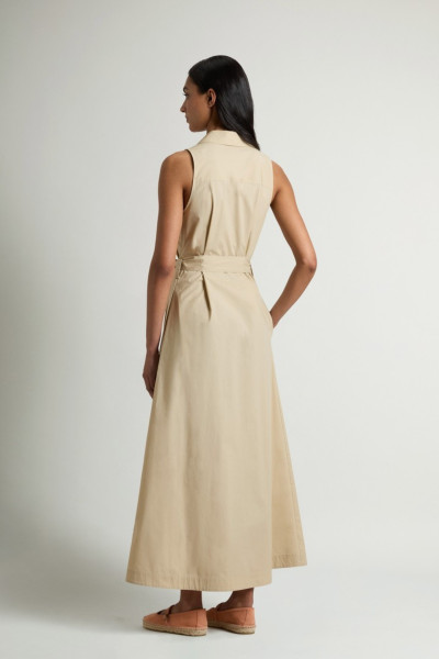 ŠATY WOOLRICH COTTON POPLIN SHIRT DRESS - Fotografie č. 3