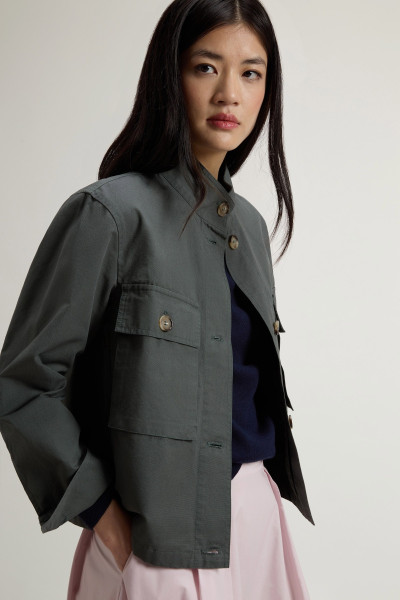 ING WOOLRICH CANVAS FIELD OVERSHIRT - Kép 4