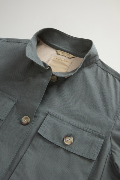 ING WOOLRICH CANVAS FIELD OVERSHIRT - Kép 7