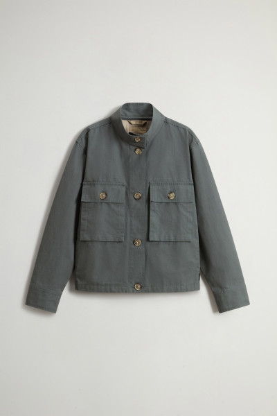 ING WOOLRICH CANVAS FIELD OVERSHIRT - Kép 5