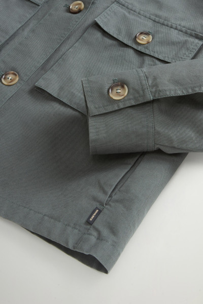 ING WOOLRICH CANVAS FIELD OVERSHIRT - Kép 8