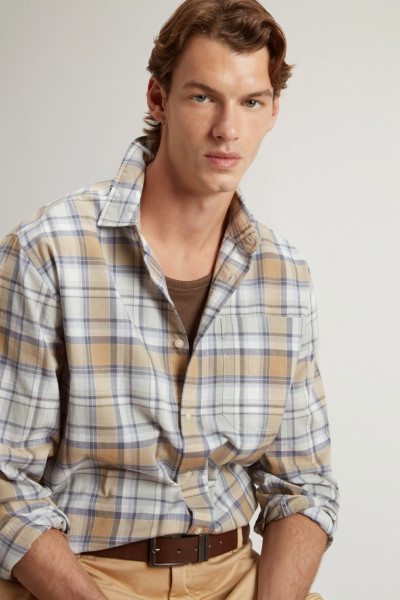 ING WOOLRICH SUMMER CHECK WARREN SHIRT - Kép 4
