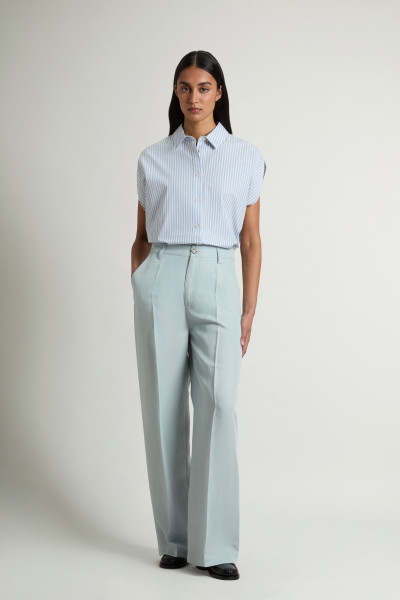 NADRÁG WOOLRICH VISCOSE LINEN PANTS - Kép 1