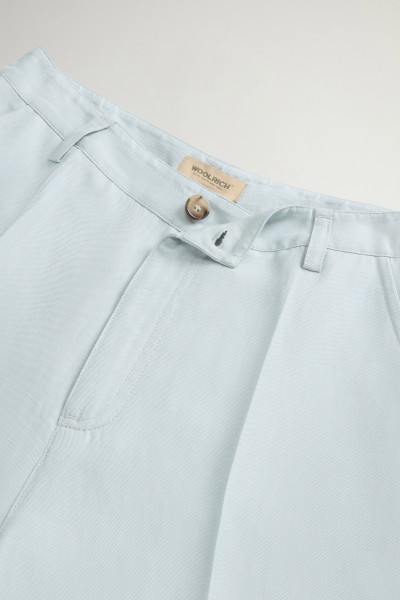 NADRÁG WOOLRICH VISCOSE LINEN PANTS - Kép 4