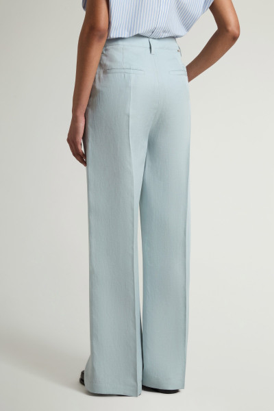 NADRÁG WOOLRICH VISCOSE LINEN PANTS - Kép 2