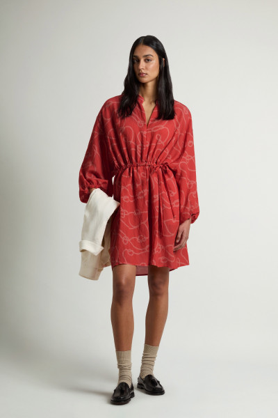 RUHA WOOLRICH FLUID SHORT DRESS - Kép 2