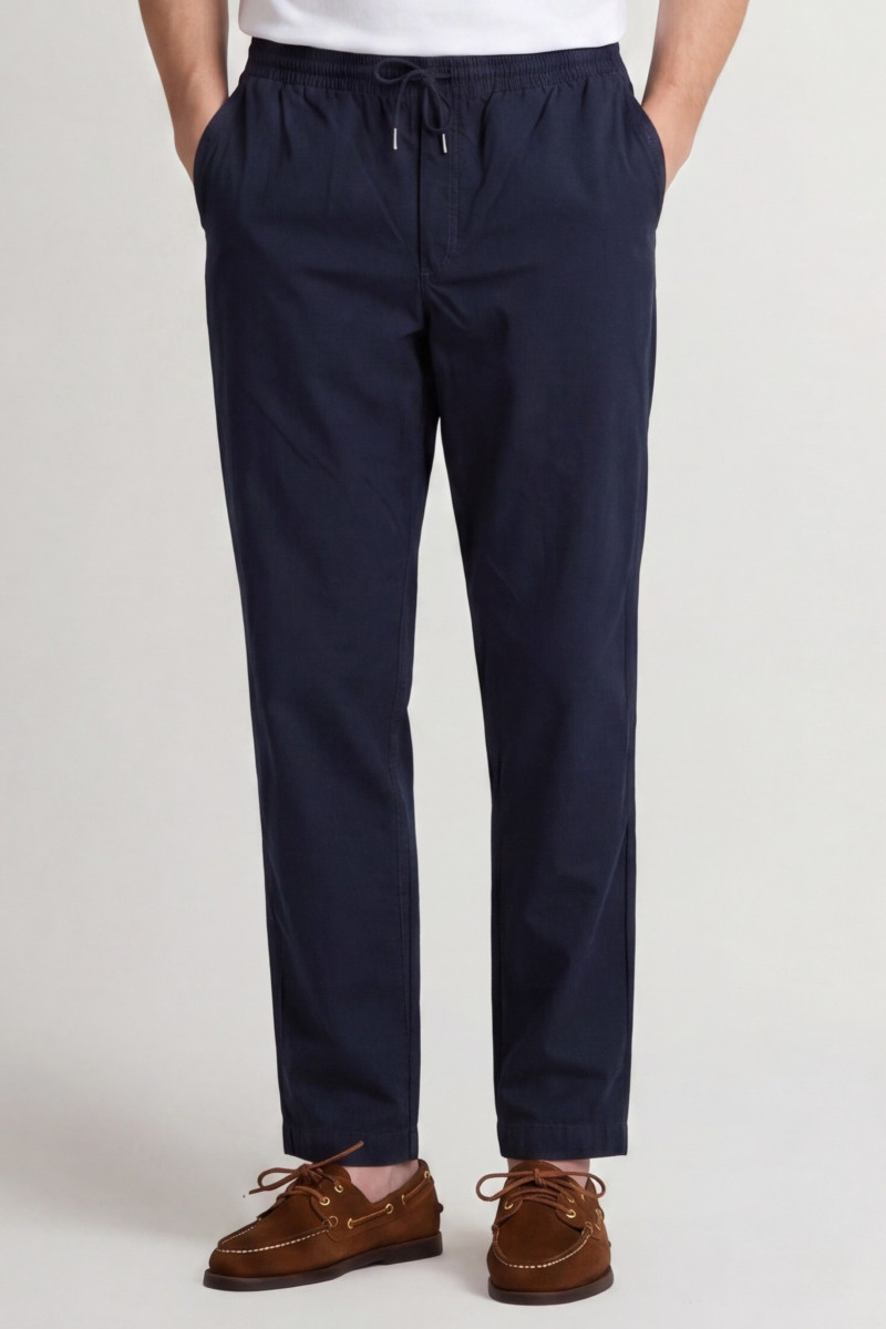 Nohavice Woolrich Poplin Pant Gd Melton Blue