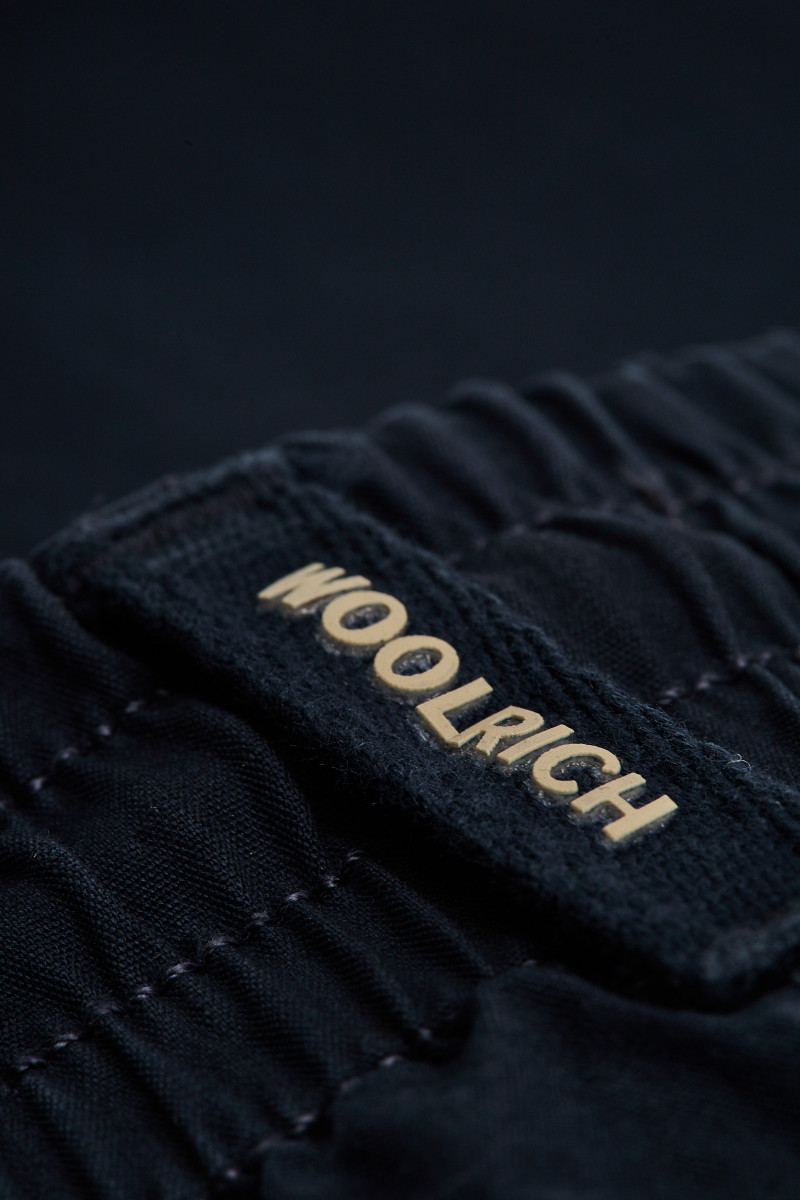 Nohavice Woolrich Poplin Pant Gd Melton Blue