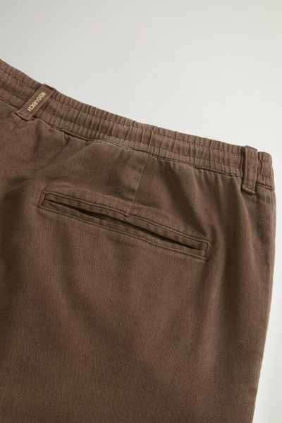 NADRÁG WOOLRICH LINEN BLEND MILTON PANT GD - Kép 5