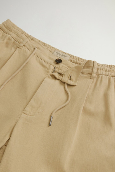 NADRÁG WOOLRICH LINEN BLEND MILTON PANT GD - Kép 4