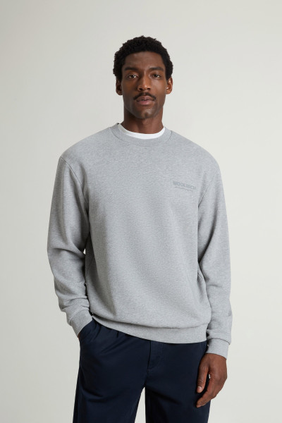 MELEGÍTŐ FELSŐ WOOLRICH MACRO LOGO CREWNECK - Kép 1