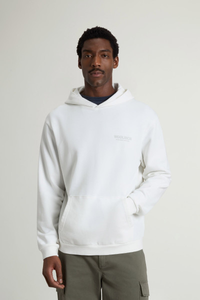 MELEGÍTŐ FELSŐ WOOLRICH MACRO LOGO HOODIE - Kép 1