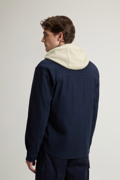 ING WOOLRICH LINEN BLEND SAFARI OVERSHIRT GD - Kép 3