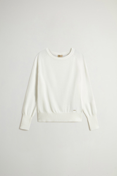 SVETER WOOLRICH COTTON VISCOSE CREWNECK - Fotografia č. 5