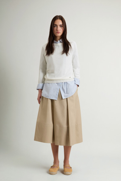 SVETER WOOLRICH COTTON VISCOSE CREWNECK - Fotografia č. 2