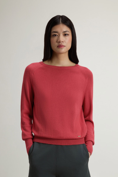 PULÓVER WOOLRICH COTTON VISCOSE CREWNECK - Kép 1