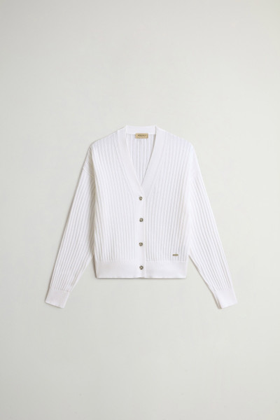 PULÓVER WOOLRICH SOFT COTTON SWEATER - Kép 5