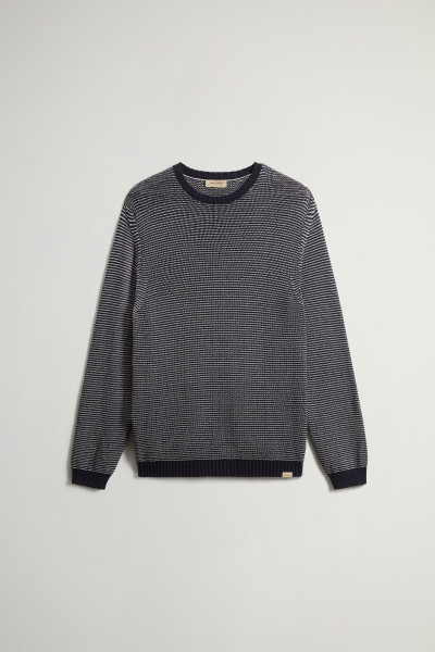 PULÓVER WOOLRICH COTTON CREWNECK - Kép 5