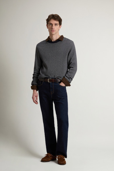 PULÓVER WOOLRICH COTTON CREWNECK - Kép 2