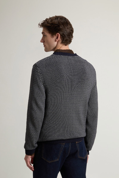 PULÓVER WOOLRICH COTTON CREWNECK - Kép 3