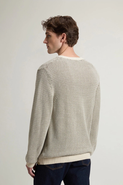 PULÓVER WOOLRICH COTTON CREWNECK - Kép 3