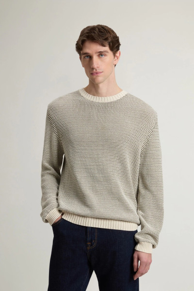 PULÓVER WOOLRICH COTTON CREWNECK - Kép 1