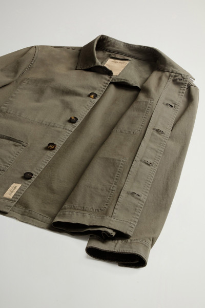 BUNDA WOOLRICH COTTON TWILL CHORE JACKET GD - Fotografia č. 7