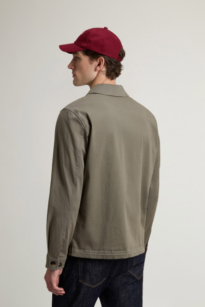 BUNDA WOOLRICH COTTON TWILL CHORE JACKET GD - Fotografia č. 3