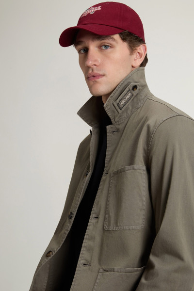 BUNDA WOOLRICH COTTON TWILL CHORE JACKET GD - Fotografia č. 4