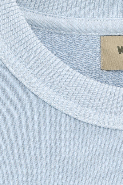 MIKINA WOOLRICH GARMENT DYED LOGO CRENEWCK - Fotografie č. 3