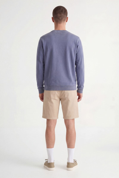 MIKINA WOOLRICH GARMENT DYED LOGO CRENEWCK - Fotografie č. 2