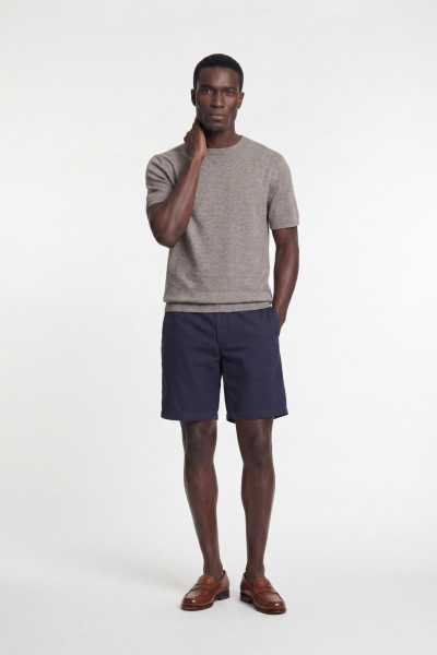 TRIČKO WOOLRICH COTTON LINEN T-SHIRT - Fotografie č. 1