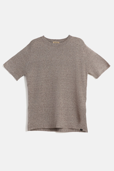 TRIČKO WOOLRICH COTTON LINEN T-SHIRT - Fotografie č. 4