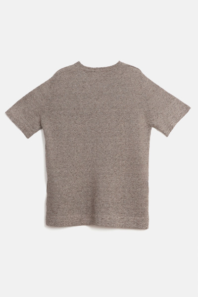 TRIČKO WOOLRICH COTTON LINEN T-SHIRT - Fotografie č. 5