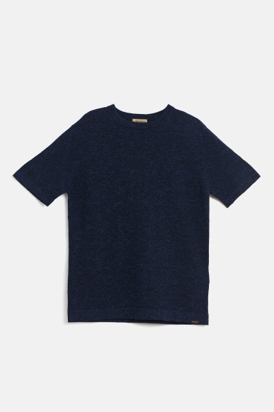 TRIČKO WOOLRICH COTTON LINEN T-SHIRT - Fotografie č. 1
