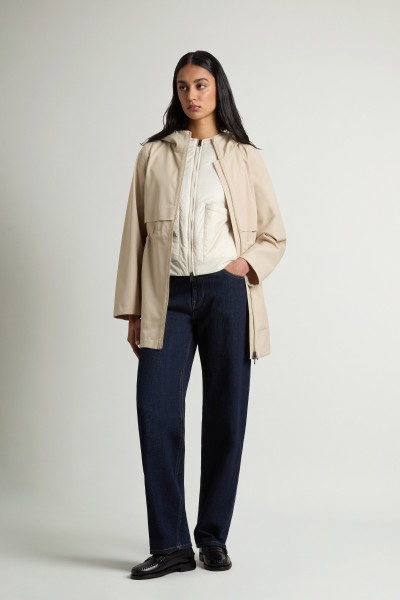 KABÁT WOOLRICH LIGHT STRETCH 3IN1 PARKA - Kép 2