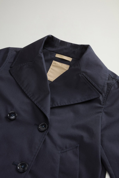 KABÁT WOOLRICH TECH COTTON PEACOAT - Kép 4