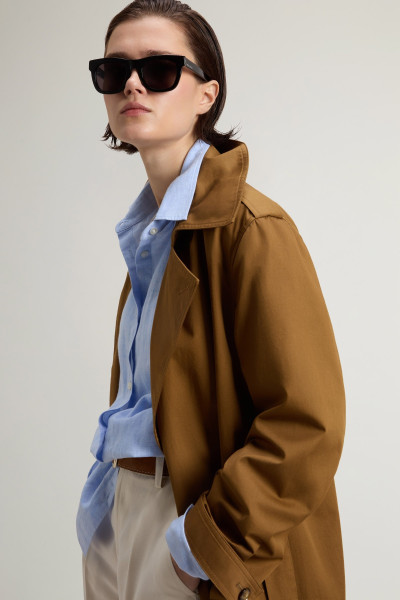 KABÁT WOOLRICH TECH COTTON TRENCH - Kép 4