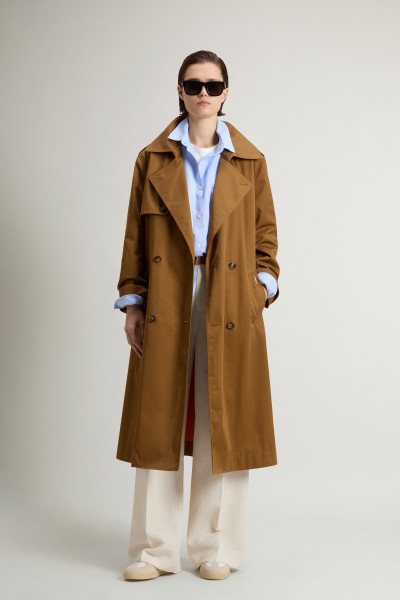 KABÁT WOOLRICH TECH COTTON TRENCH - Kép 2