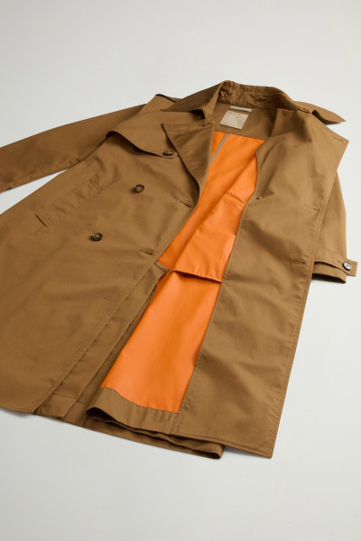 KABÁT WOOLRICH TECH COTTON TRENCH - Kép 7