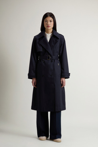 KABÁT WOOLRICH TECH COTTON TRENCH - Kép 2