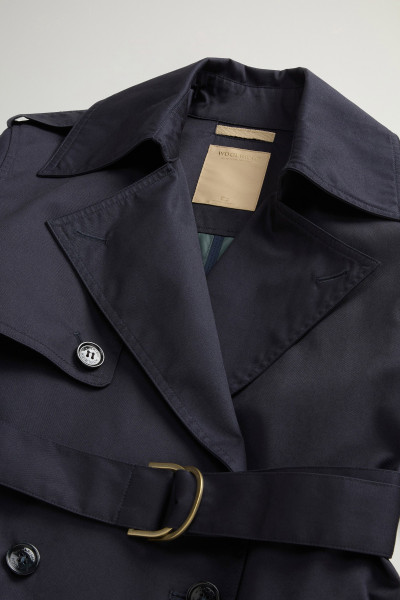 KABÁT WOOLRICH TECH COTTON TRENCH - Kép 8