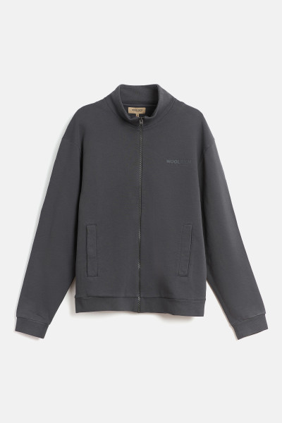 MELEGÍTŐ FELSŐ WOOLRICH MACRO LOGO FULL-ZIP TRACK - Kép 1