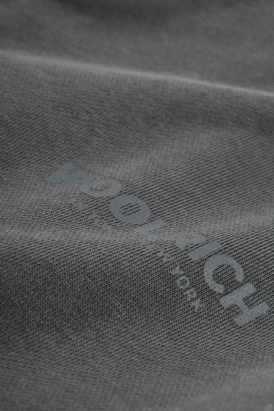 MELEGÍTŐ FELSŐ WOOLRICH MACRO LOGO FULL-ZIP TRACK - Kép 3