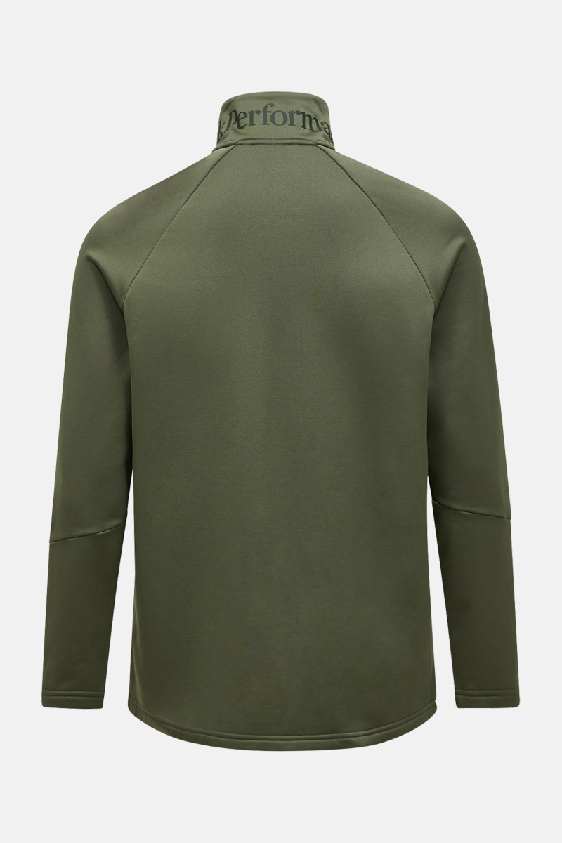Mikina Peak Performance M Rider Essentials Zip Jaue Shadow Pine Needle