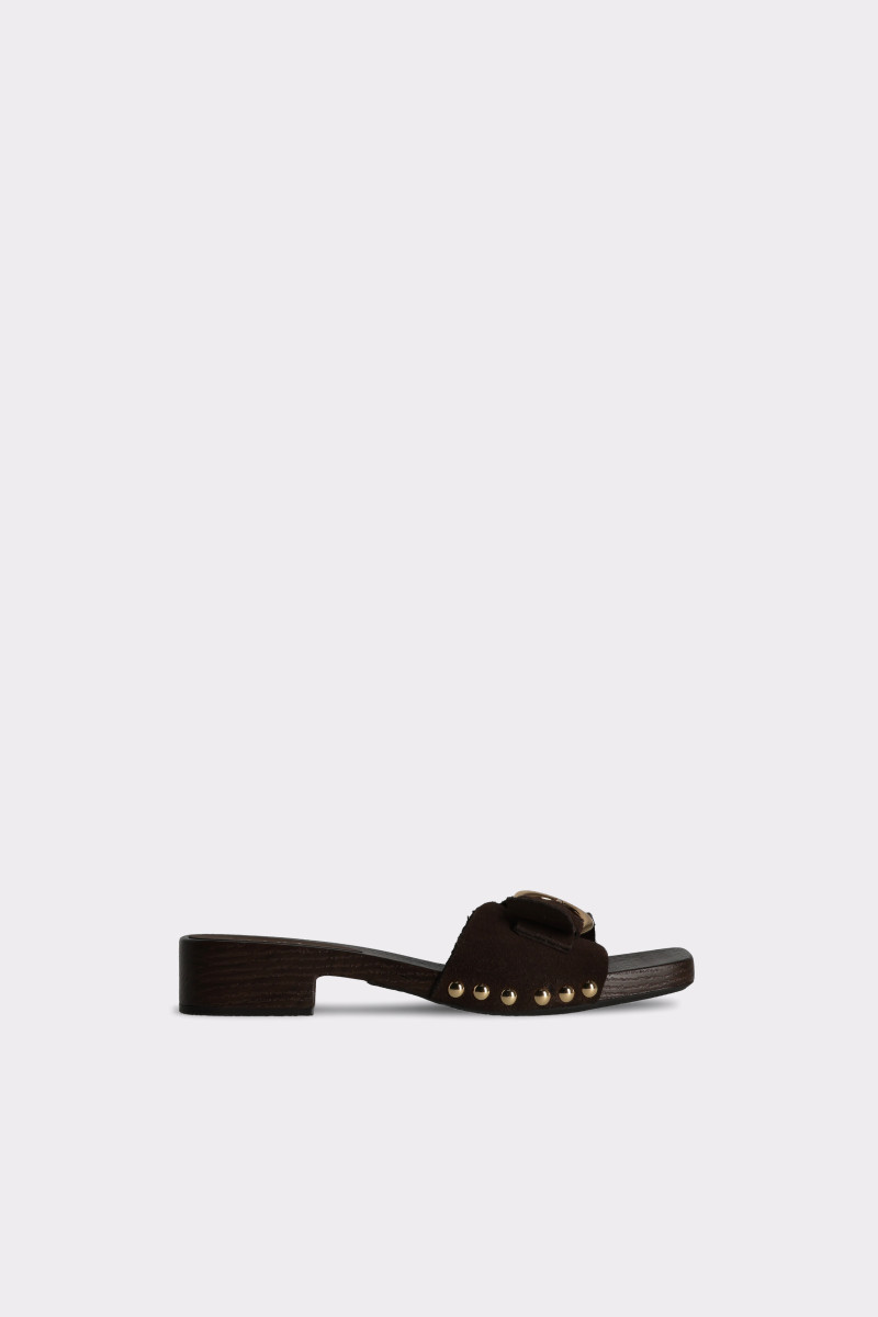 Papucs Aldo Alloria Dark Brown