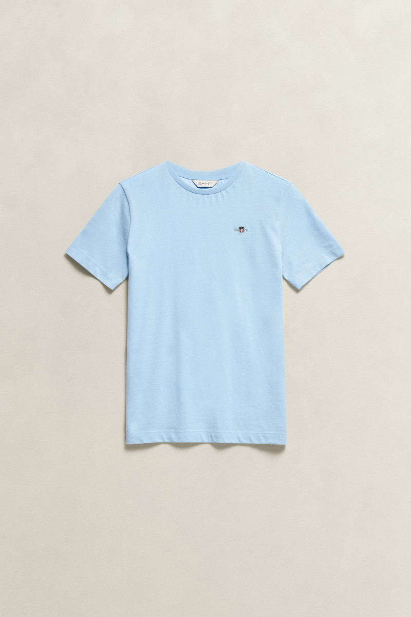 TRIČKO GANT SHIELD SS T-SHIRT SKY BLUE