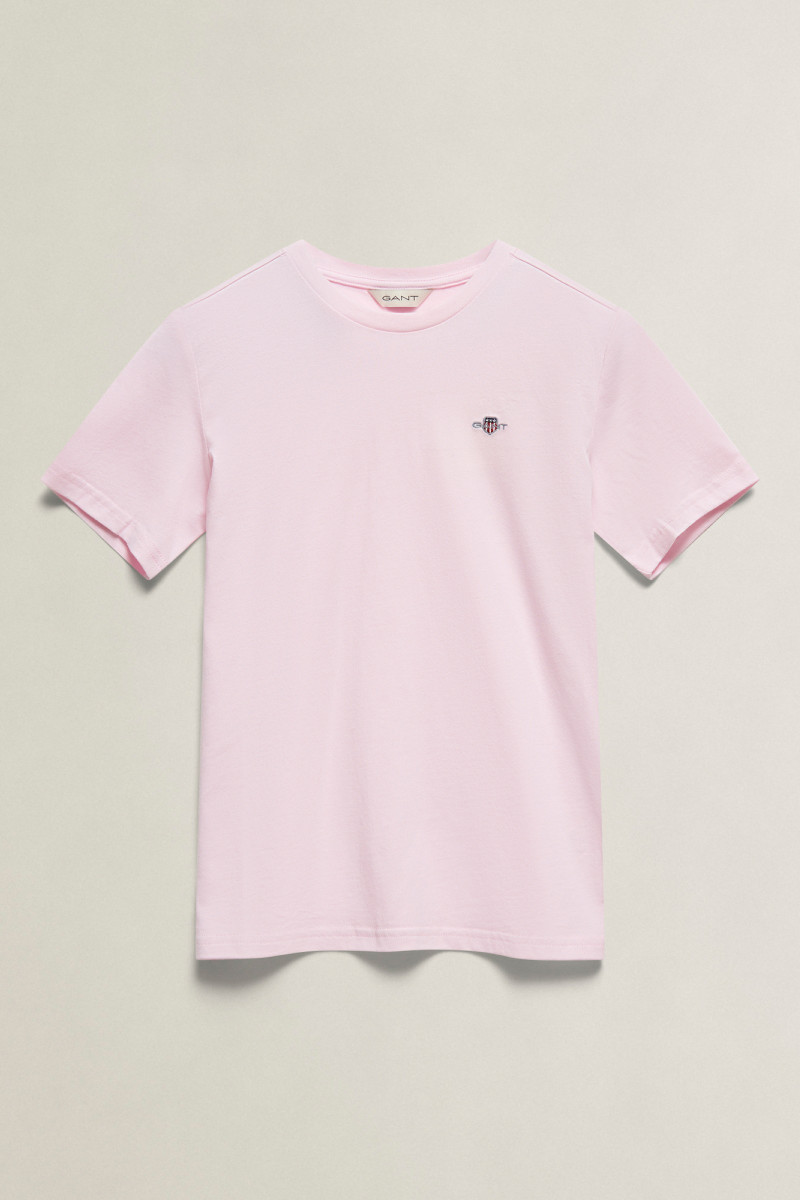 TRIČKO GANT SHIELD SS T-SHIRT LIGHT PINK